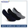 Microban Boys' Cotton Thick Sports Foot Cover 3 pairs in a pack VBSFG8