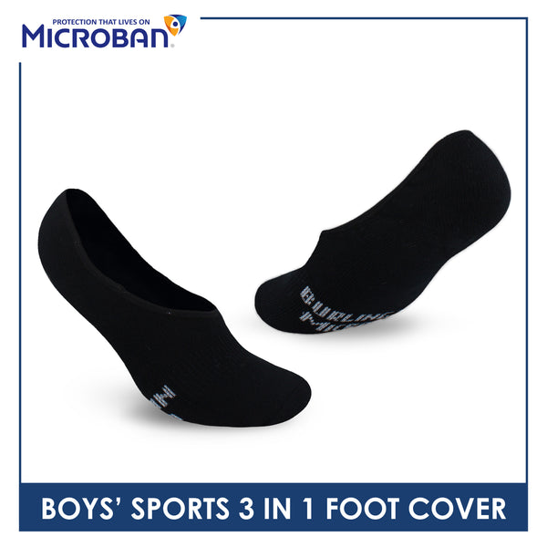 Microban Boys' Cotton Thick Sports Foot Cover 3 pairs in a pack VBSFG8