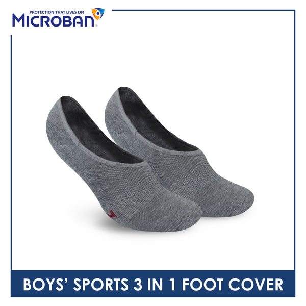 Microban Boys' Cotton Thick Sports Foot Cover 3 pairs in a pack VBSFG8