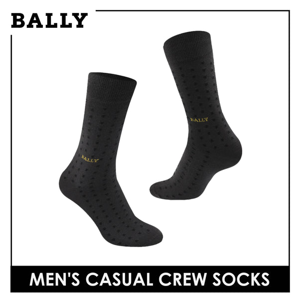 Bally Men's Premium Cotton Light Performance Dress Crew Socks 1 pair YMC1101