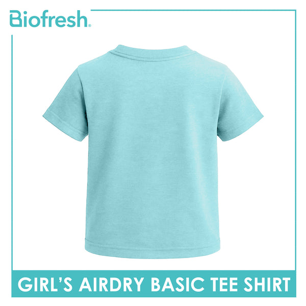 Biofresh Active Kids Girls AirDry Basic Tee Shirt 1 piece MUGSR531