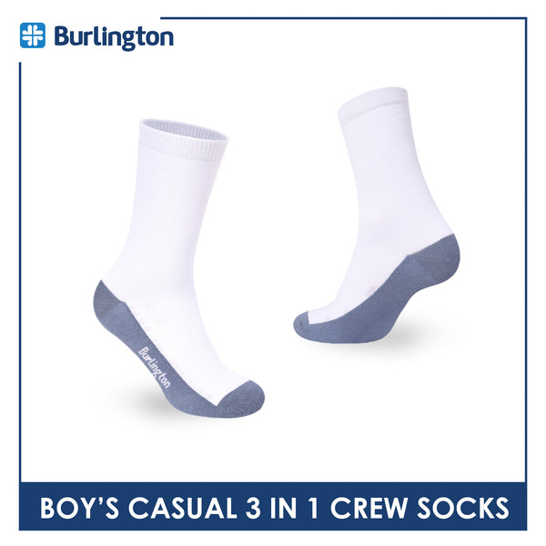 Burlington Boys’ Cotton Casual Ankle Socks 3 pairs in 1 pack BBCKG84