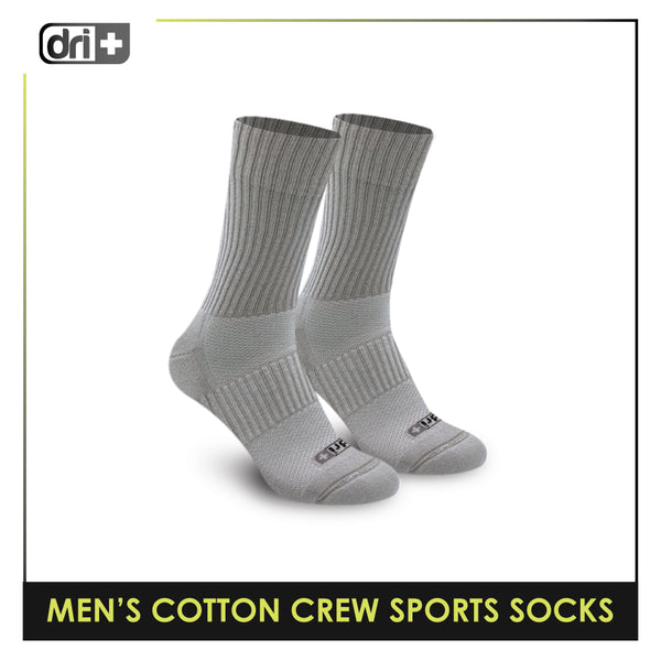 Dri Plus DMM0401 Men's Thick Cotton Crew Sports Socks 1 pair (4807665352809)