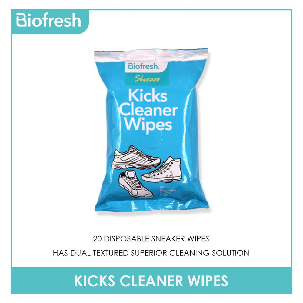 Kicks Sneaker Cleaner Disposable Wipes 1 pack FMSCW1201