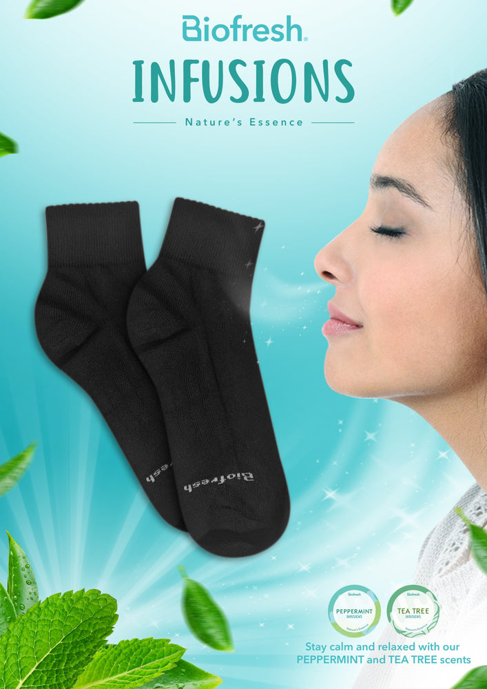 Biofresh Men's Antimicrobial Infusion Lite Thin Casual Socks 3 pairs in a pack RMCKG11