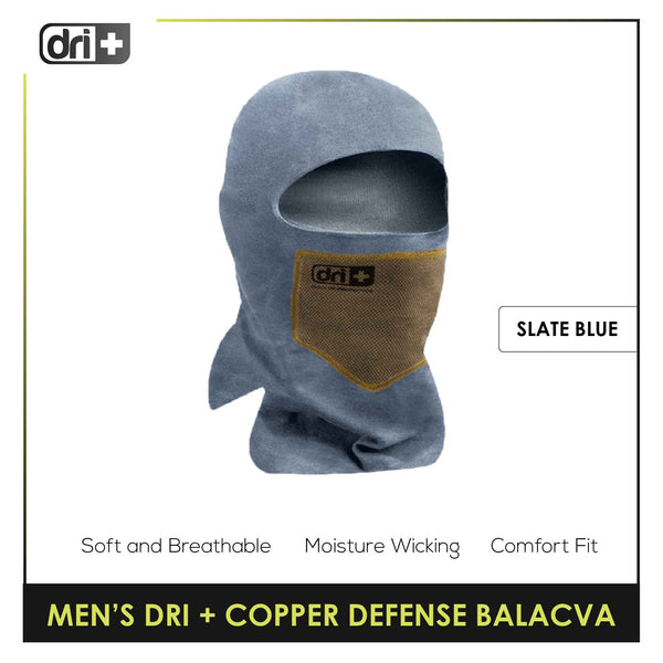 Dri Plus DMCDBALA1101 Men's Washable Multi-Functional Sweat Wicking Balaclava 3D Copper Defense 1 pc (free size) (6595081371753)