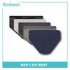 Biofresh Men's Antimicrobial Cotton Brief 5 pieces in 1 pack OUMBSG1 (Limited Time Offer)