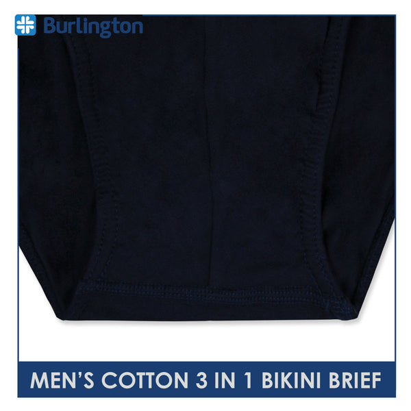 Burlington Men's Cotton Bikini Brief 3 pieces in a pack GTMBSG1