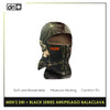 Dri Plus Men's Black Series Washable Multi-Functional Moisture Wicking Balaclava 1 piece DMARKIBALA1201 (Limited Edition)