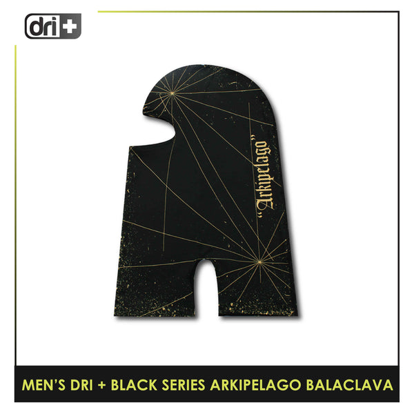 Dri Plus Men's Black Series Washable Multi-Functional Moisture Wicking Balaclava 1 piece DMARKIBALA1201 (Limited Edition)