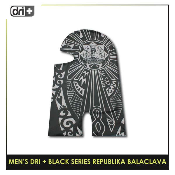 Dri Plus Men's Black Series Washable Multi-Functional Moisture Wicking Balaclava 1 piece DMREPUBALA1201 (Limited Edition)