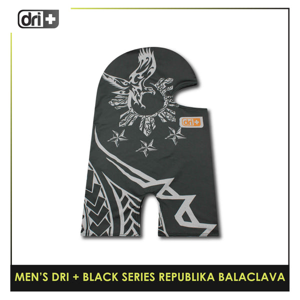Dri Plus Men's Black Series Washable Multi-Functional Moisture Wicking Balaclava 1 piece DMREPUBALA1201 (Limited Edition)