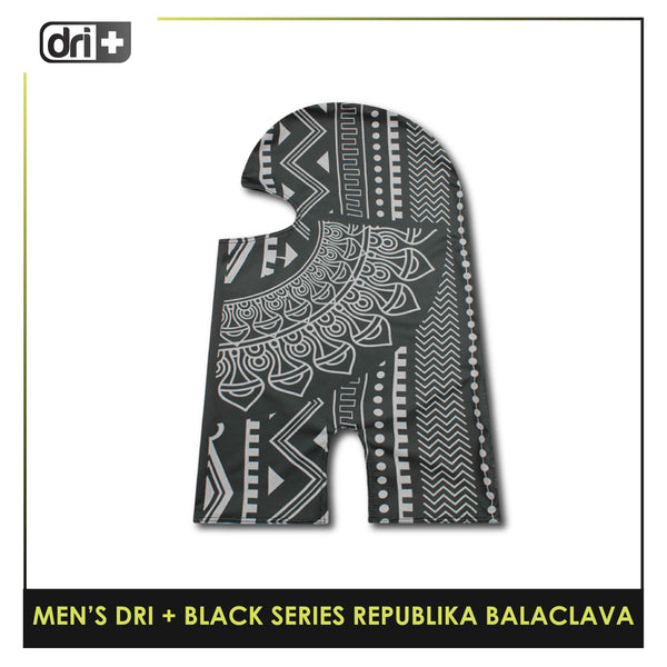 Dri Plus Men's Black Series Washable Multi-Functional Moisture Wicking Balaclava 1 piece DMREPUBALA1201 (Limited Edition)