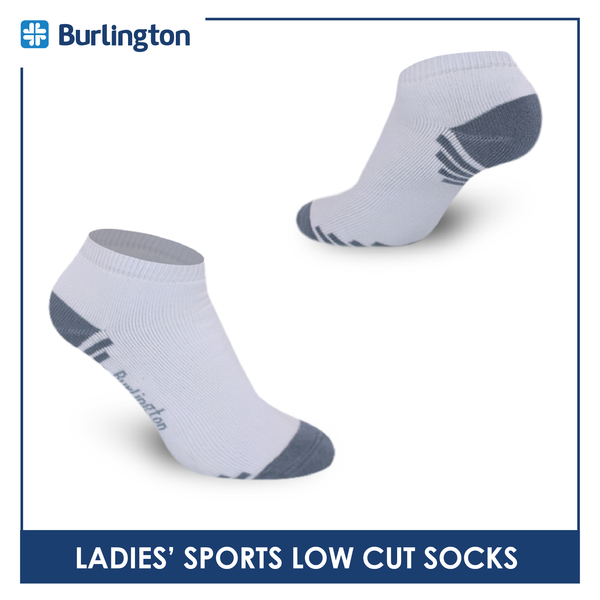 Burlington Ladies' Cotton Low cut Thick Sports Socks 3 pairs in a pack BLSS03 (Limited Time Offer) (6657183219817)