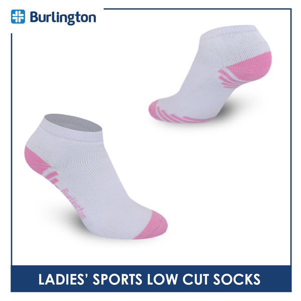 Burlington Ladies' Cotton Low cut Thick Sports Socks 3 pairs in a pack BLSS03 (Limited Time Offer) (6657183219817)