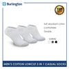 Burlington Men's Cotton Lite Thin Casual Low Cut Socks 3 pairs in a pack 140