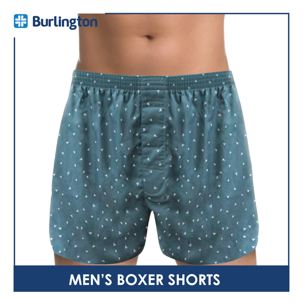 Burlington Men's Woven Cotton Boxer Shorts 1 piece GTMBX1305