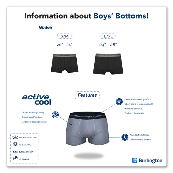 Burlington Men's OVERRUNS Nylon 2IN1 Boxer Brief OGTMBBGCO1 (Limited Time Offer)