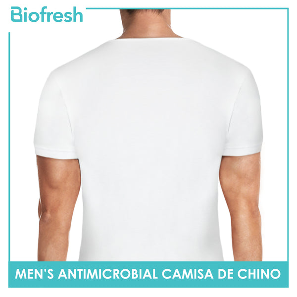 Biofresh Men's Antimicrobial Camisa De Chino Short Sleeves UMSC1 (4882350080105)