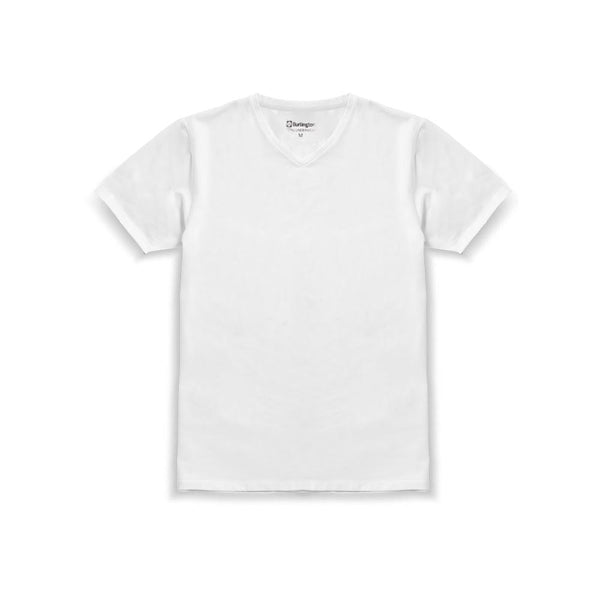 Burlington Men's OVERRUNS Cotton-Rich V-Neck Shirt 1 piece GMSVCO1 (6671076655209)