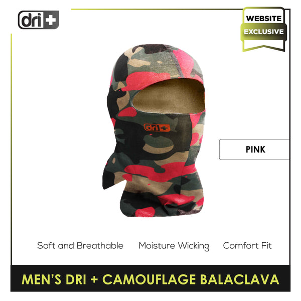 Dri Plus Men's Camou Series Washable Multi-Functional Moisture Wicking Balaclava 1 pc (limited edition) DMCAMOBALA1201 (6621076127849)