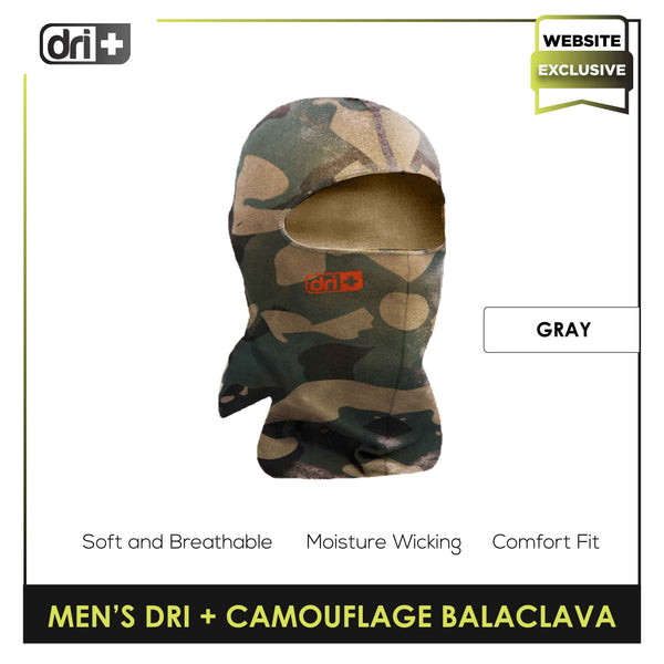 Dri Plus Men's Camou Series Washable Multi-Functional Moisture Wicking Balaclava 1 pc (limited edition) DMCAMOBALA1201 (6621076127849)