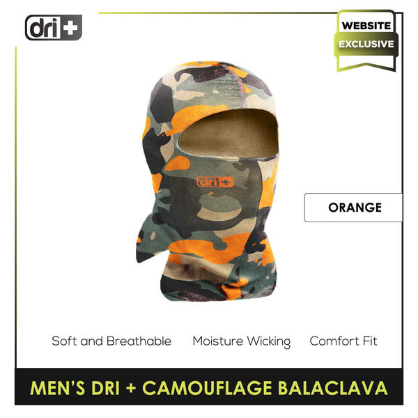Dri Plus Men's Camou Series Washable Multi-Functional Moisture Wicking Balaclava 1 pc (limited edition) DMCAMOBALA1201 (6621076127849)