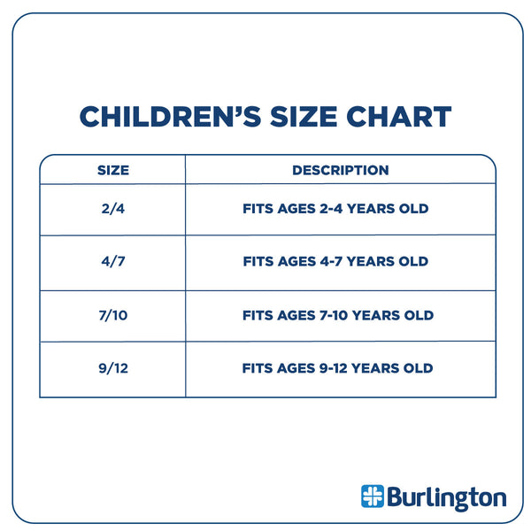 Burlington Children's Cotton Lite Thin Casual Knee High Socks 3 pairs in a pack 5605GP