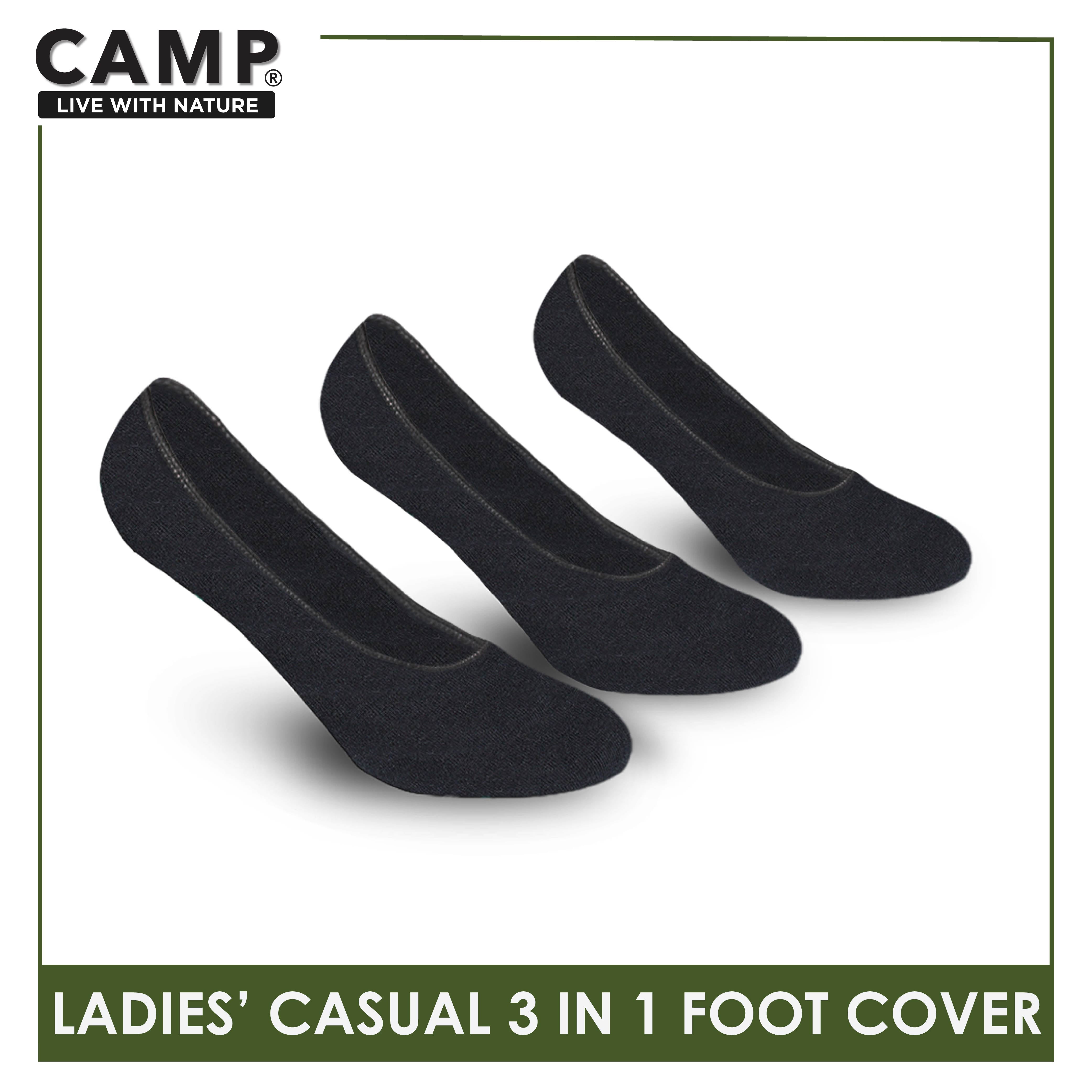 Camp Ladies’ Lite Thin Casual Foot Cover 3 pairs in a pack CLCFG1
