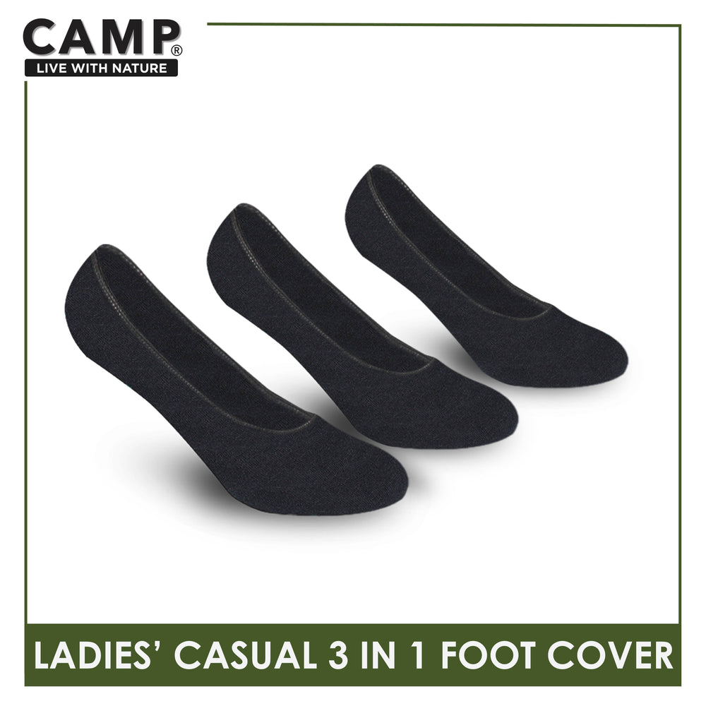 Camp Ladies’ Lite Thin Casual Foot Cover 3 pairs in a pack CLCFG1