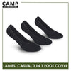 Camp Ladies’ Lite Thin Casual Foot Cover 3 pairs in a pack CLCFG1