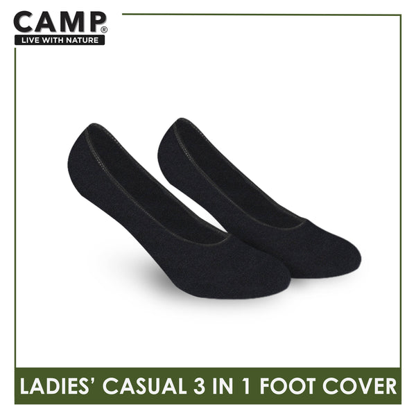 Camp Ladies’ Lite Thin Casual Foot Cover 3 pairs in a pack CLCFG1