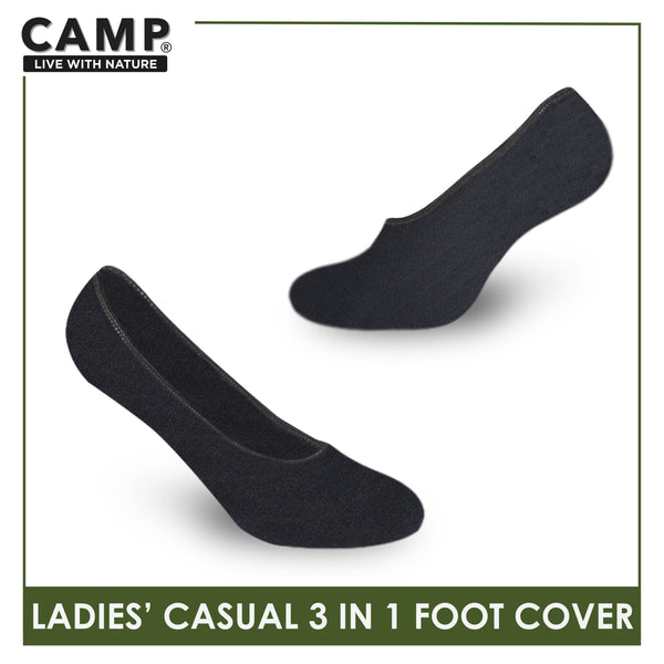 Camp Ladies’ Lite Thin Casual Foot Cover 3 pairs in a pack CLCFG1