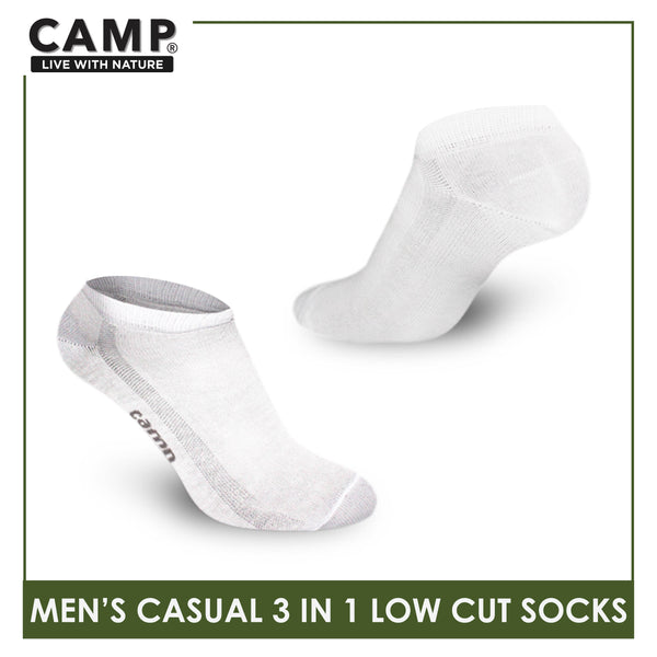 Camp Men's Cotton Lite Thin Casual Low Cut Socks 3 pairs in a pack CMC0