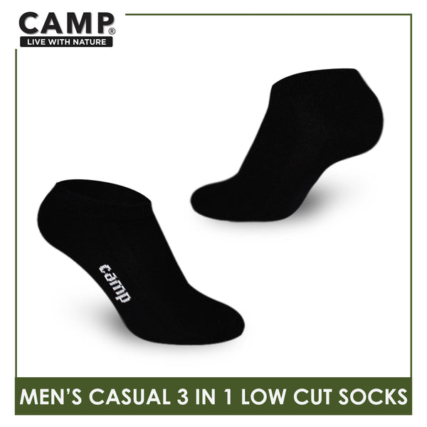 Camp Men's Cotton Lite Thin Casual Low Cut Socks 3 pairs in a pack CMC0