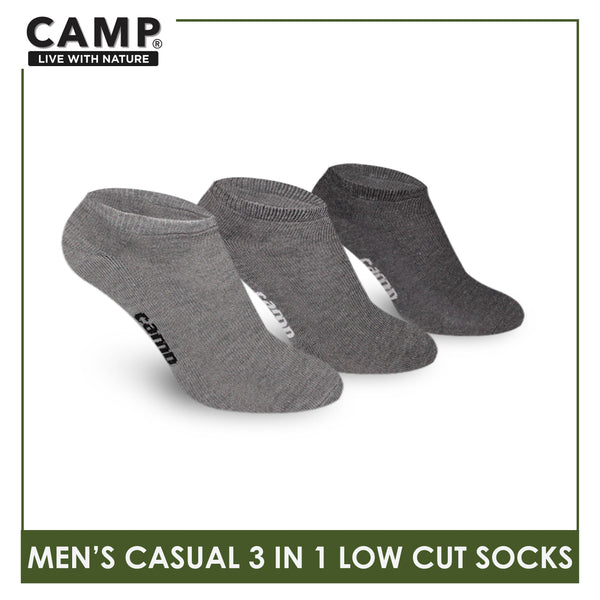 Camp Men's Cotton Lite Casual Low Cut Socks 3 pairs in a pack CMC0