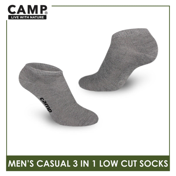 Camp Men's Cotton Lite Casual Low Cut Socks 3 pairs in a pack CMC0