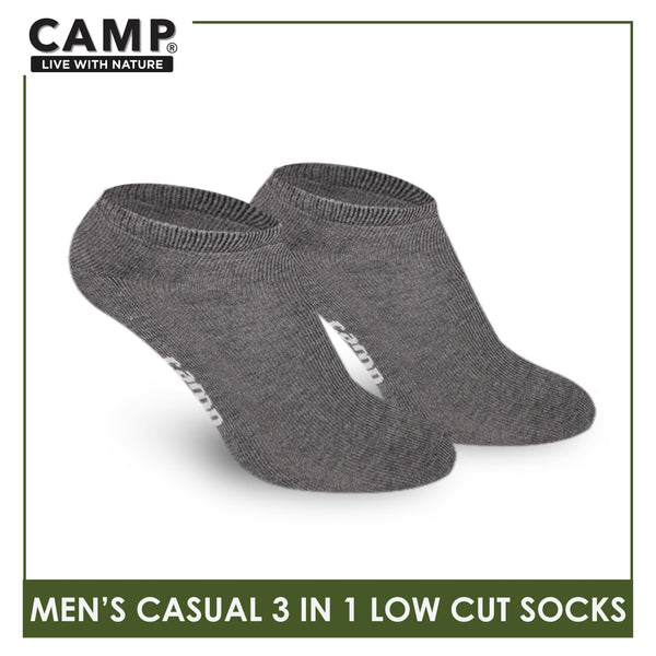 Camp Men's Cotton Lite Casual Low Cut Socks 3 pairs in a pack CMC0