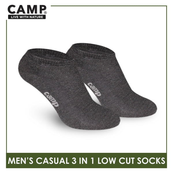 Camp Men's Cotton Lite Thin Casual Low Cut Socks 3 pairs in a pack CMC0