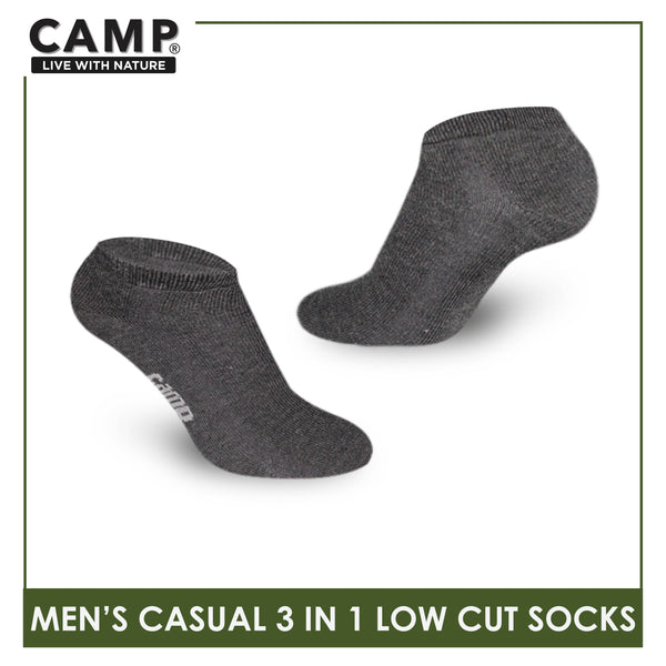 Camp Men's Cotton Lite Thin Casual Low Cut Socks 3 pairs in a pack CMC0