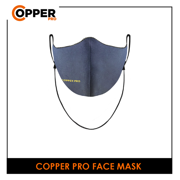 Burlington Unisex Copper Pro Antimicrobial Facemask ind1 CPBMMASK1/CPBLMASK1 (4846306197609)