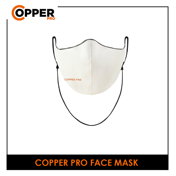 Burlington Unisex Copper Pro Antimicrobial Facemask ind1 CPBMMASK1/CPBLMASK1 (4846306197609)