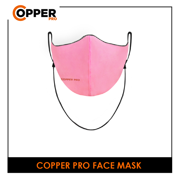 Burlington Unisex Copper Pro Antimicrobial Facemask ind1 CPBMMASK1/CPBLMASK1 (4846306197609)