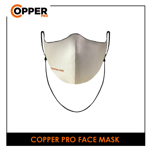 Burlington Unisex Copper Pro Antimicrobial Facemask ind1 CPBMMASK1/CPBLMASK1 (4846306197609)