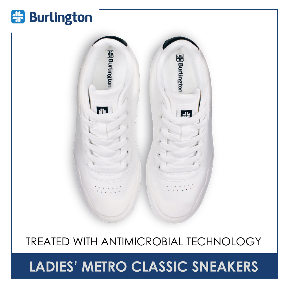 Burlington Ladies' Metro Low Cut Classic Sneaker Shoes HLH2401