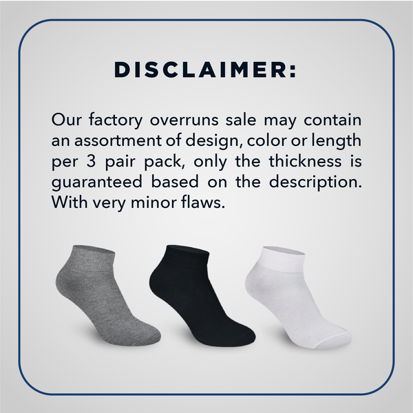 Burlington Men's OVERRUNS Cotton Thick Sports Socks 3 pairs in a pack BMSCO1 (6671269462121)