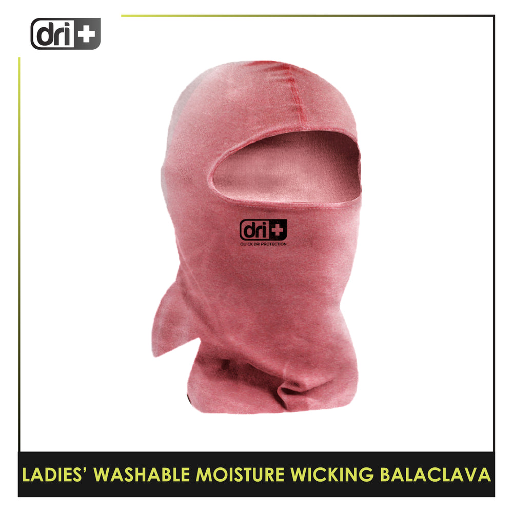 Dri Plus DLBAL01 Ladies' Washable Multi-Functional Moisture Wicking Premium Balaclava 1 piece