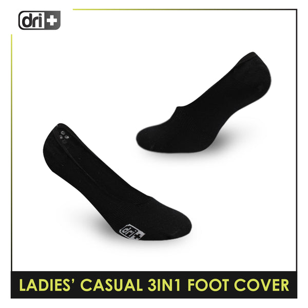 Dri Plus Ladies’ Lite Thin Casual Foot Cover 3 pairs in a pack DLCFG1
