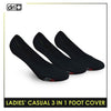 Dri Plus Ladies' Lite Thin Casual Foot Cover Socks 3 pairs in a pack DLCFG2