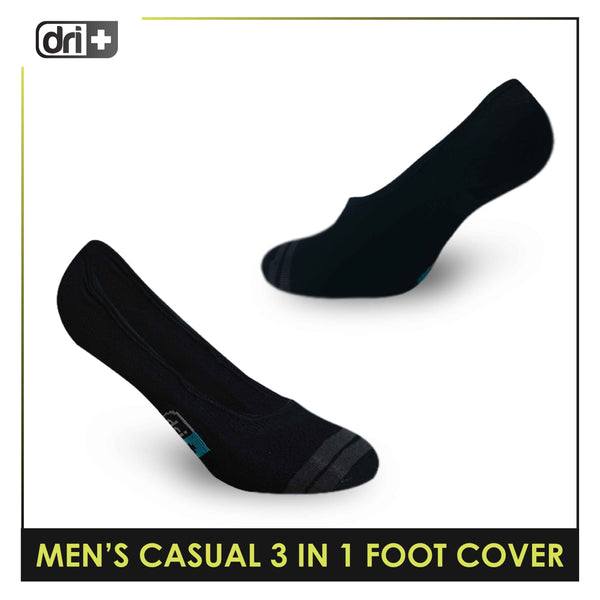 Dri Plus Men's Lite Thin Casual Foot Cover Socks 3 pairs in a pack DMCFG3
